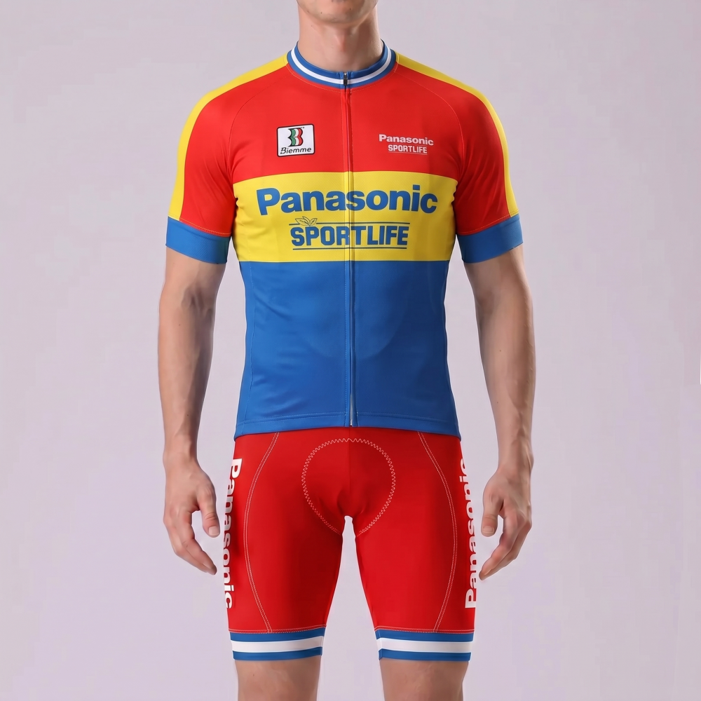 Panasonic SPORTLIFE Short Sleeves Cycling Kits
