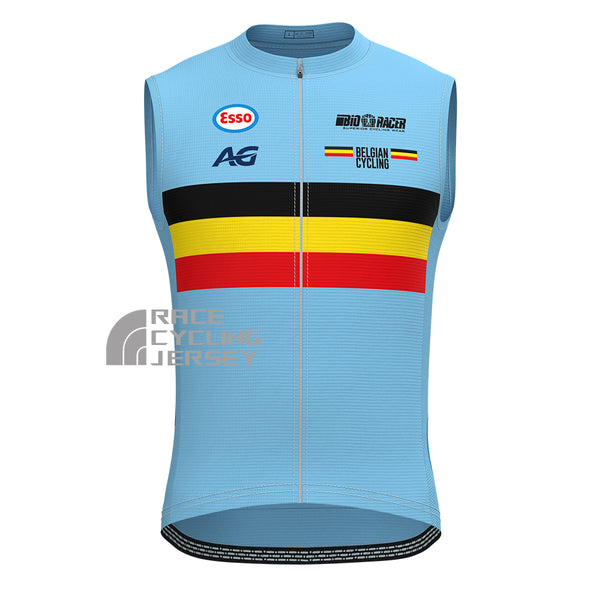 2018 Belgium Sleeveless Cycling Jersey