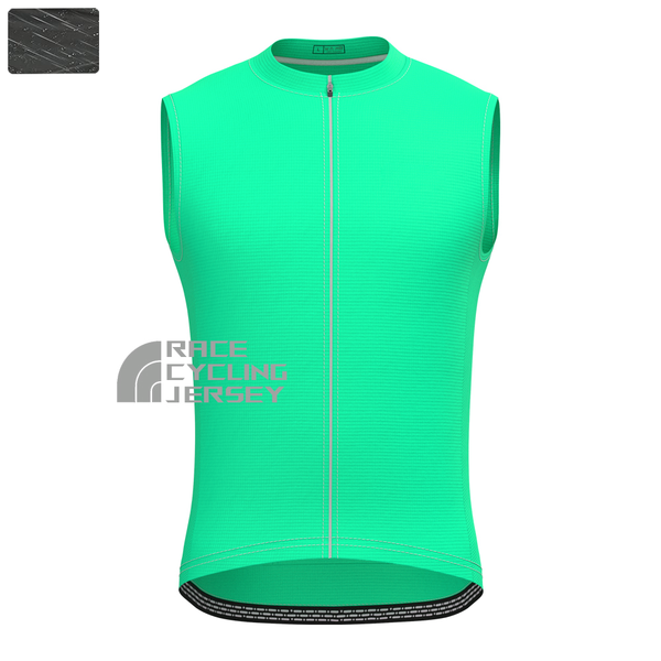 Fluorescent Green Windproof Sleeveless Cycling Jersey