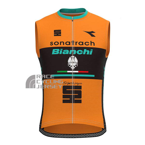 Sonatrach Bianchi Sleeveless Cycling Jersey