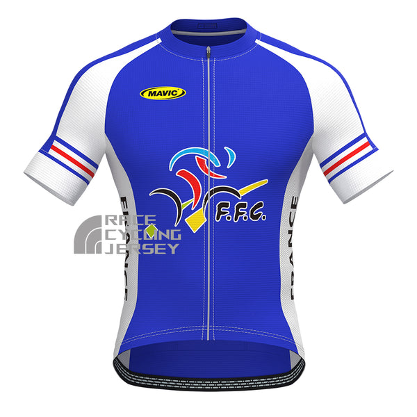 2003 France Short Sleeves Cycling Jersey