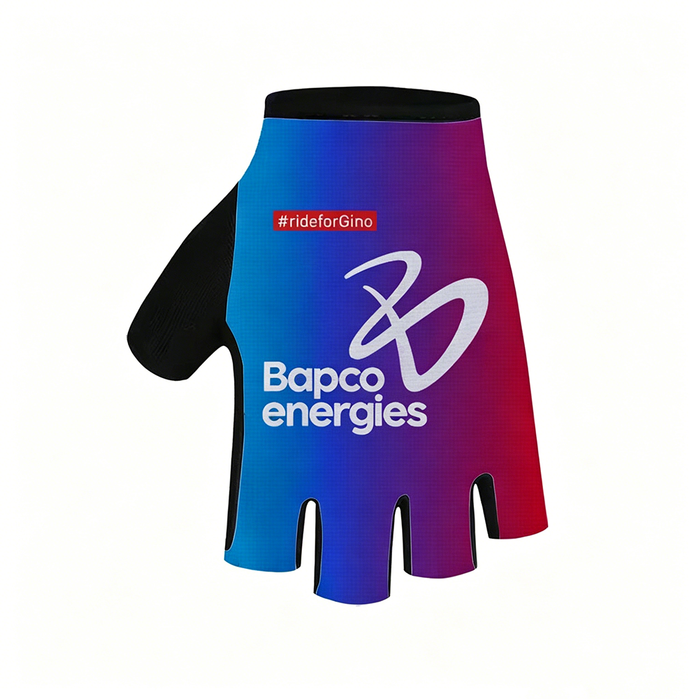 Ride For Gino Half Finger Bike Gloves