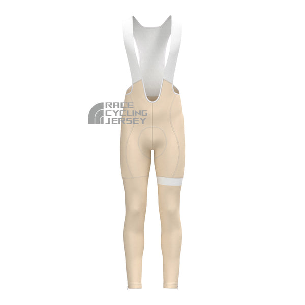 Light Khaki Bib Cycling Pants