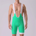 Fluorescent Green Bib Cycling Shorts