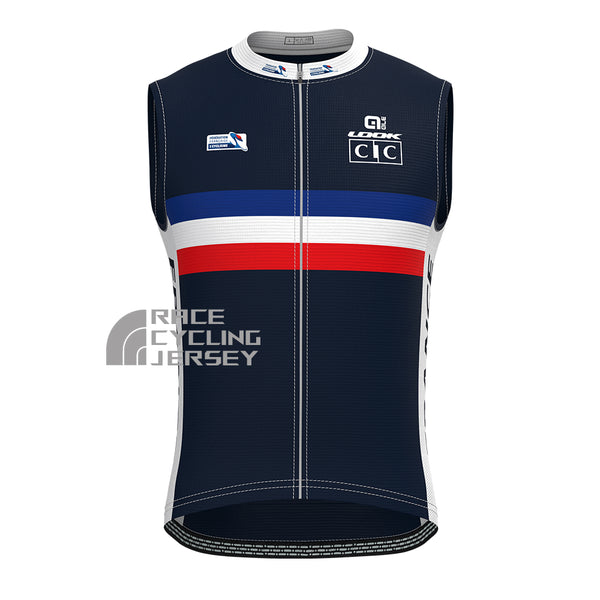 2022 France Sleeveless Cycling Jersey