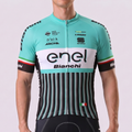 ENEL Bianchi Short Sleeves Cycling Jersey