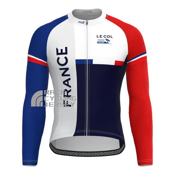 France LE COL Long Sleeves Cycling Jersey