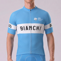 UCI BOOS Bianchi Short Sleeves Cycling Jersey