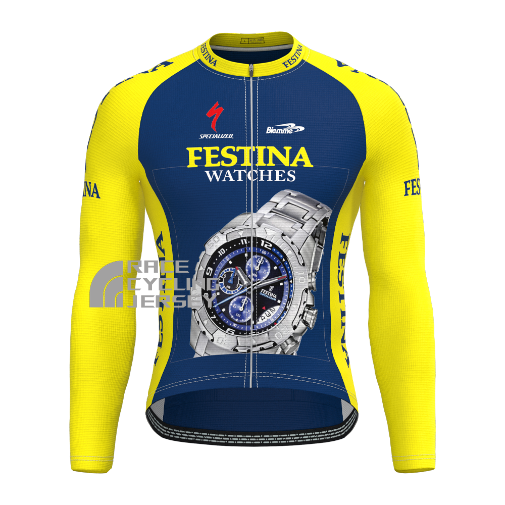 1999 Festina Long Sleeves Cycling Kits