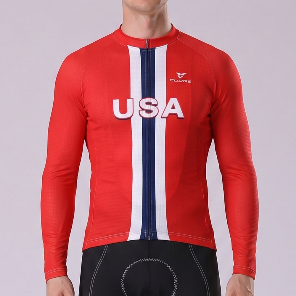 United States Long Sleeves Cycling Jersey