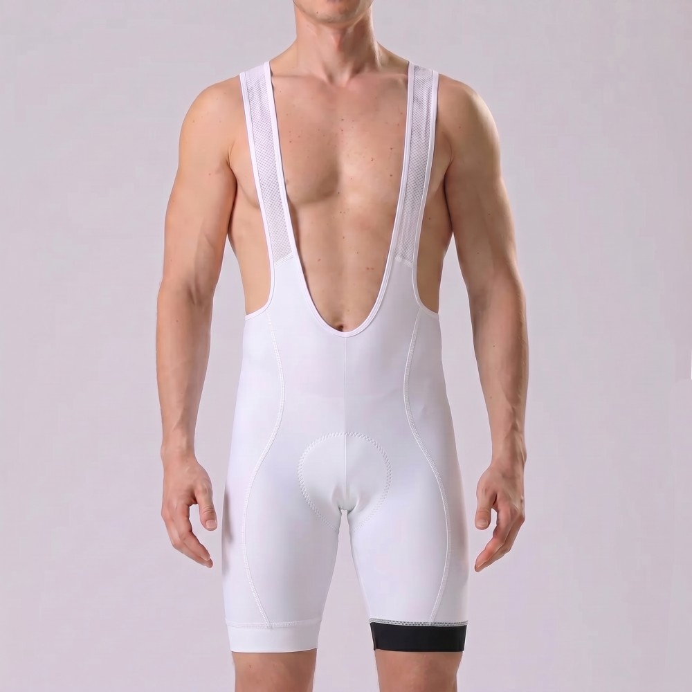 White Bib Cycling Shorts