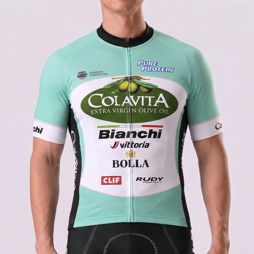 Colavita Bianchi Short Sleeves Cycling Jersey