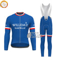 Willem II Gazelle Fleece Long Sleeves Cycling Kits