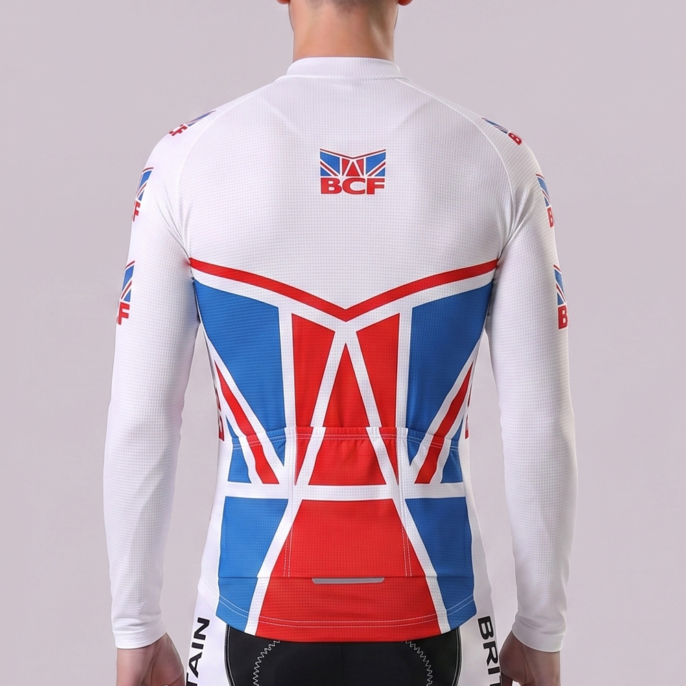 1994 United Kingdom Long Sleeves Cycling Jersey