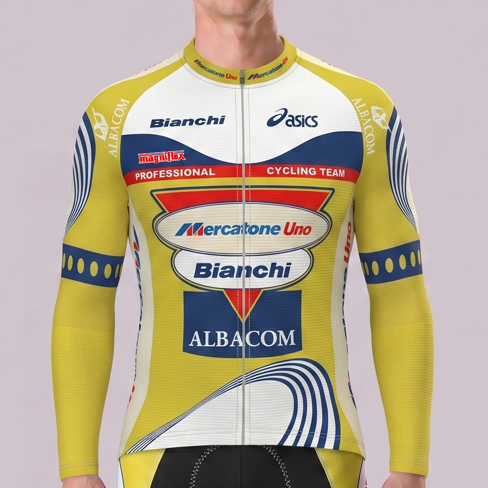 1999 Bianchi Long Sleeves Cycling Jersey