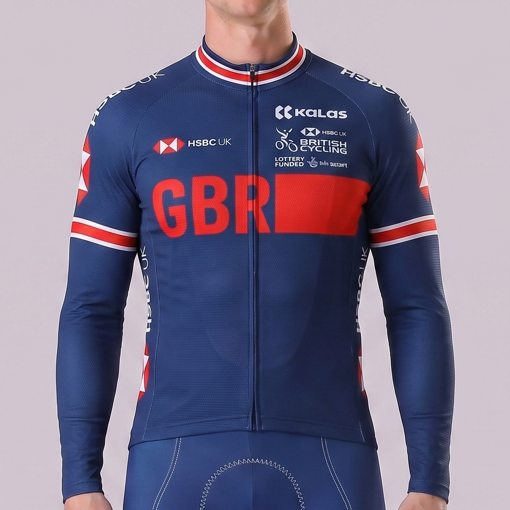 United Kingdom Long Sleeves Cycling Jersey
