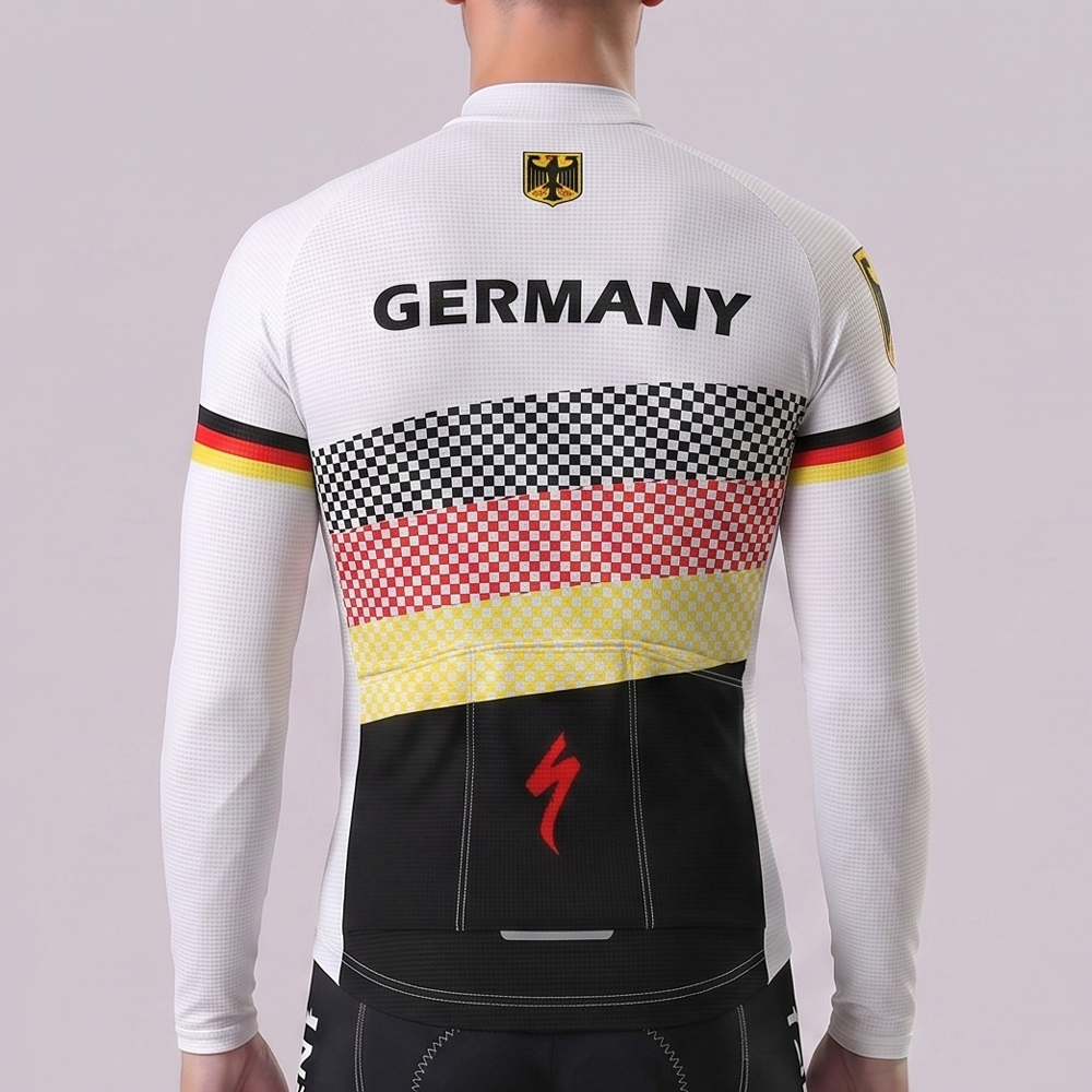 Germany Fleece Long Cycling Jersey