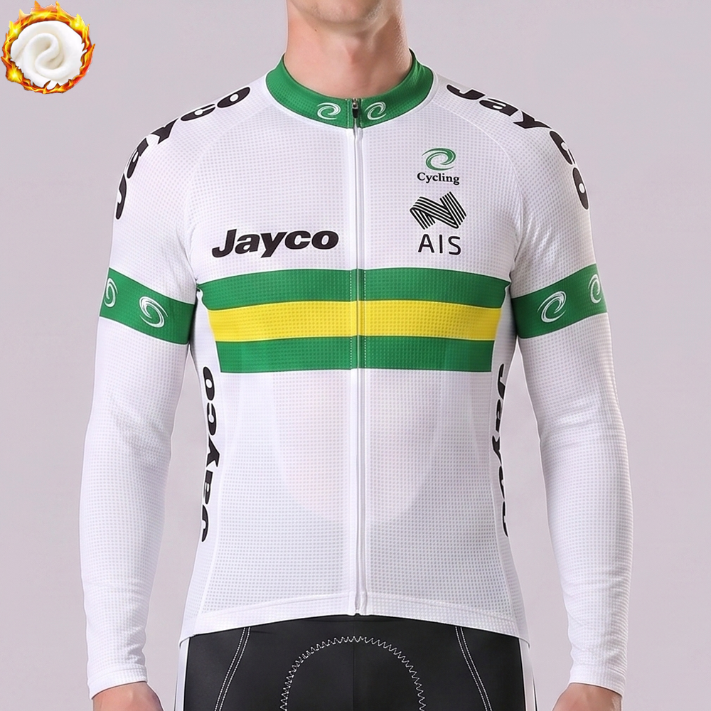 2017 Australia Fleece Long Sleeves Cycling Kits