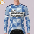 1986 Bianchi Fleece Long Cycling Jersey