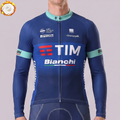 TIM Bianchi Fleece Long Cycling Jersey