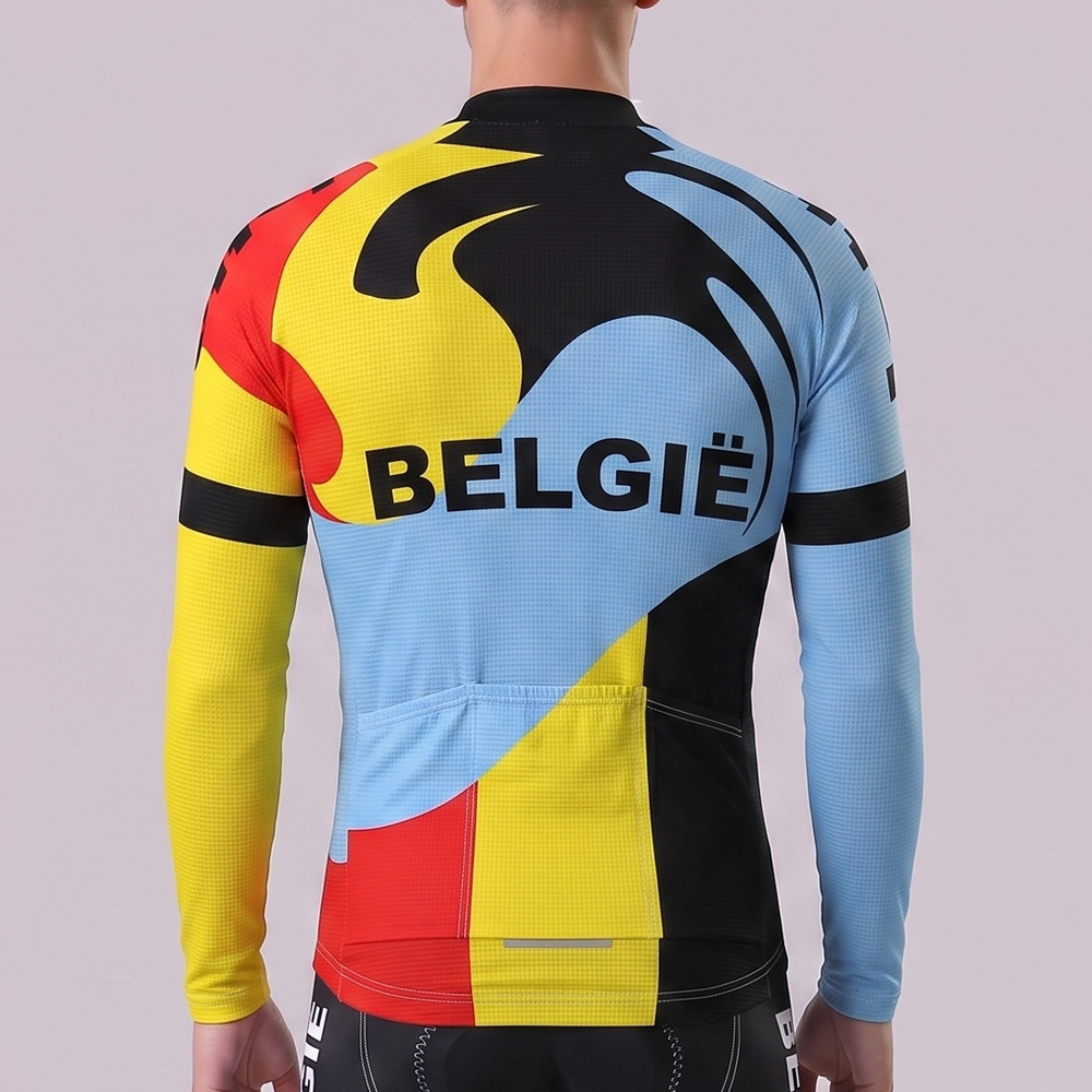 Belgium Fleece Long Cycling Jersey