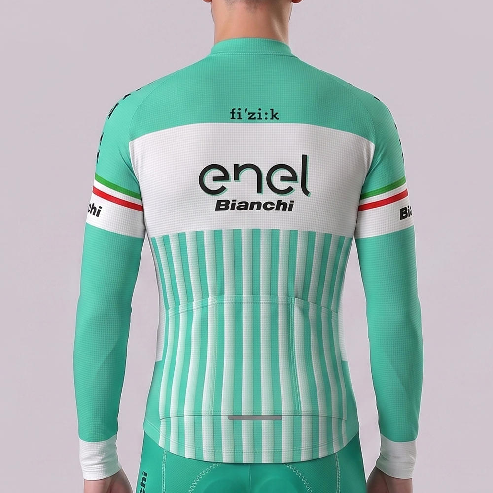 fi`zi:k Bianchi Long Sleeves Cycling Jersey