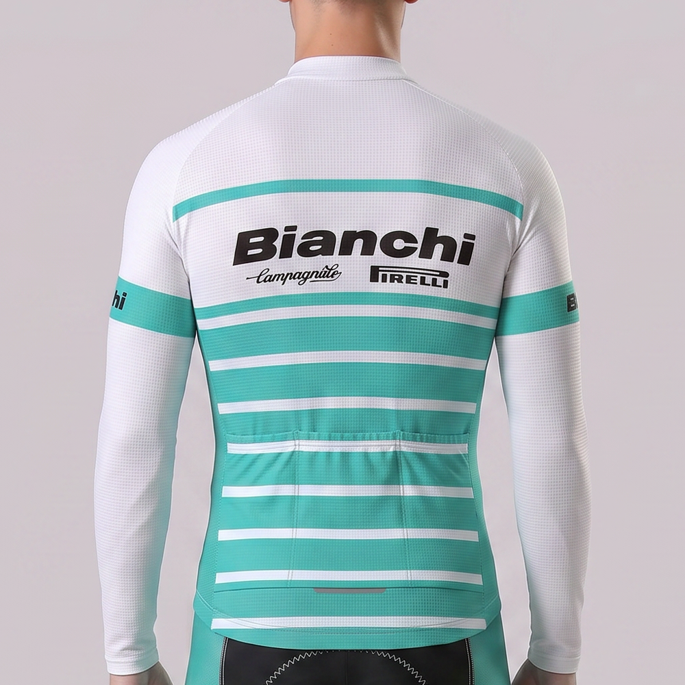MEDION Bianchi Long Sleeves Cycling Jersey