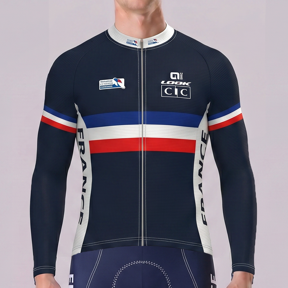 2022 France Long Sleeves Cycling Jersey
