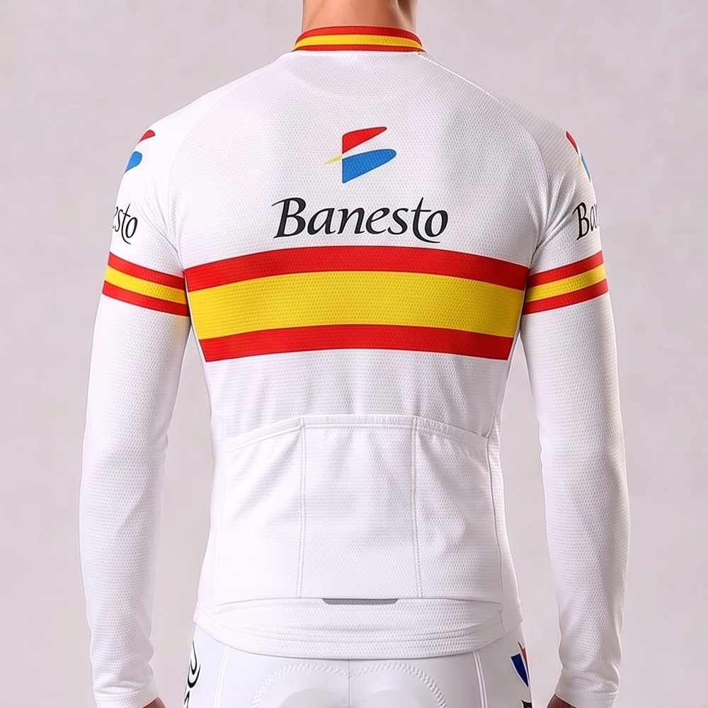 1992 Banesto Fleece Long Cycling Jersey