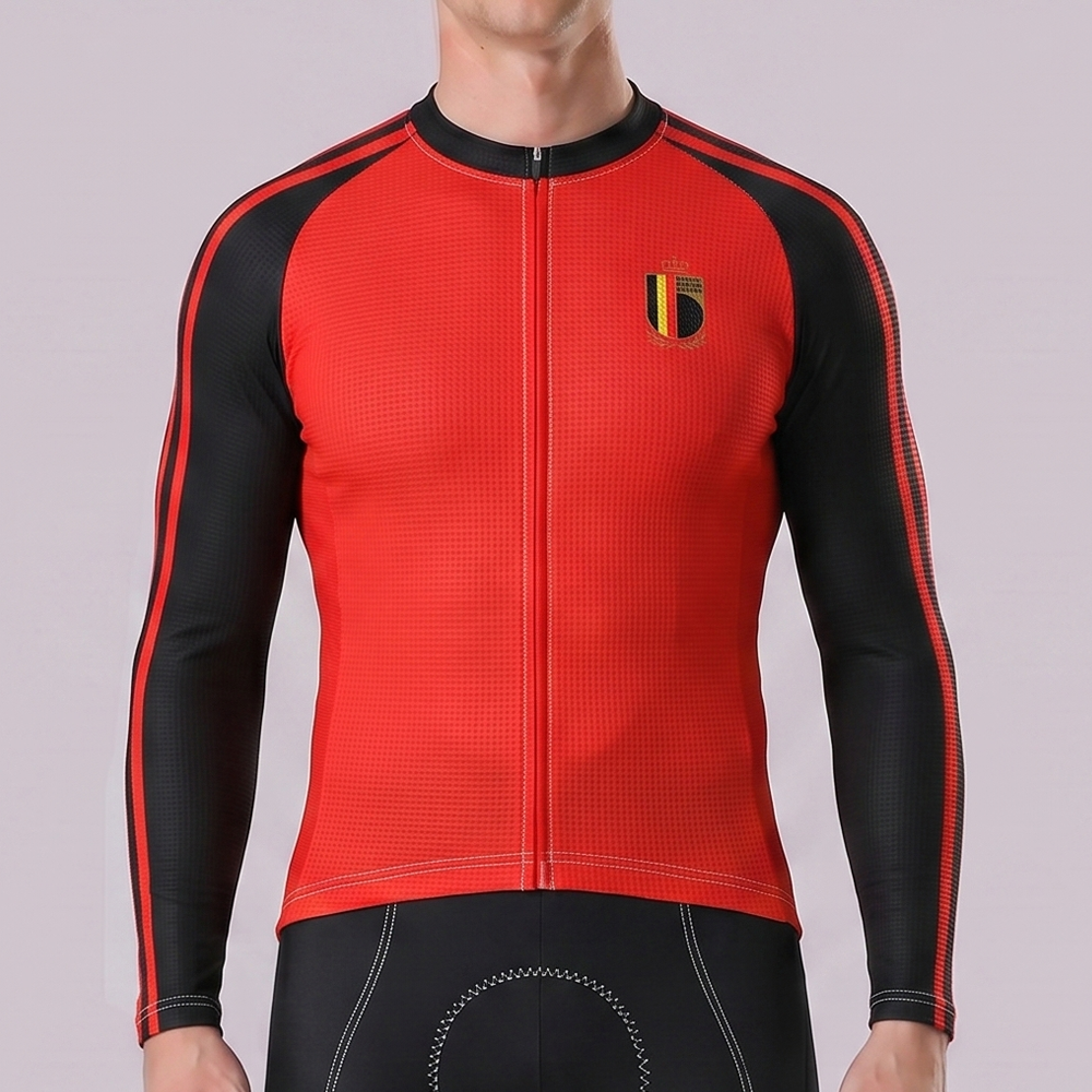 Belgium leon Long Sleeves Cycling Jersey