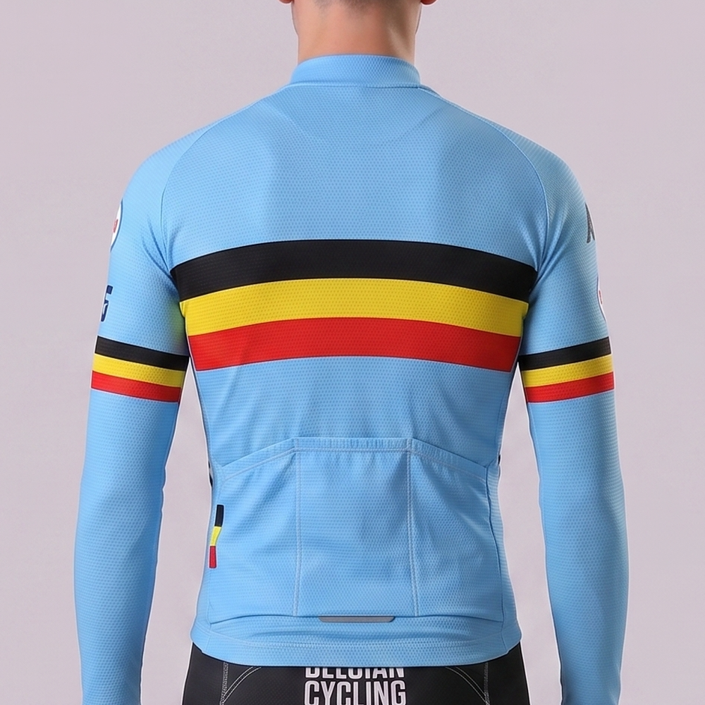 2018 Belgium Fleece Long Cycling Jersey
