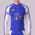 2003 France Long Sleeves Cycling Jersey