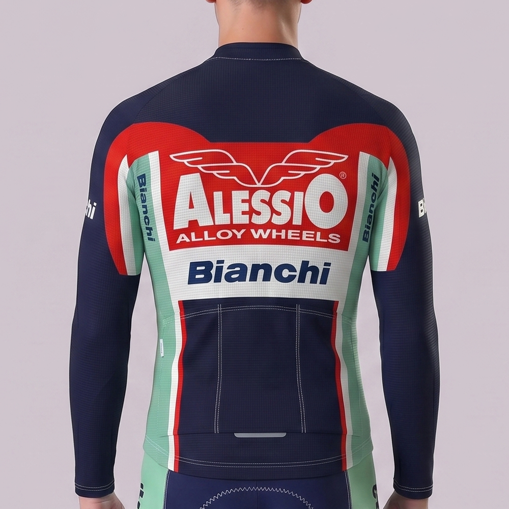 2004 Bianchi Long Sleeves Cycling Jersey