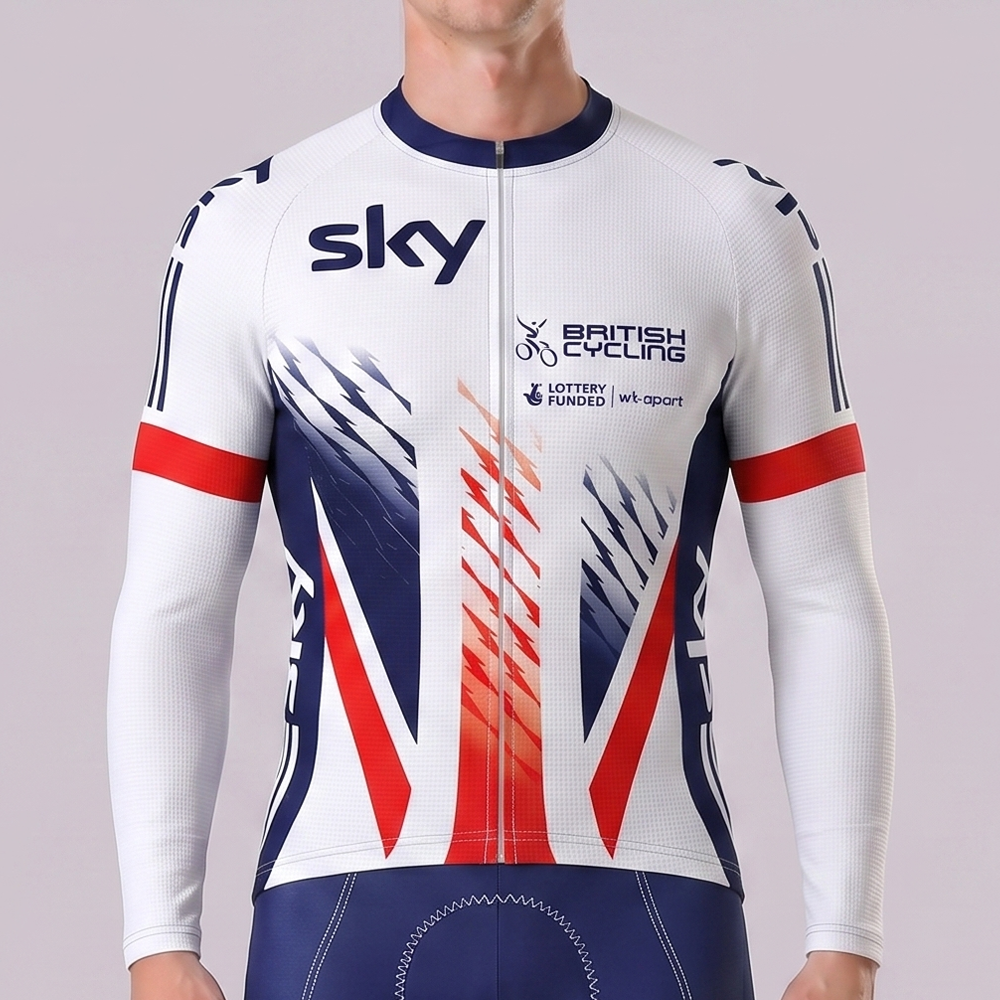 2015 United Kingdom Long Sleeves Cycling Jersey