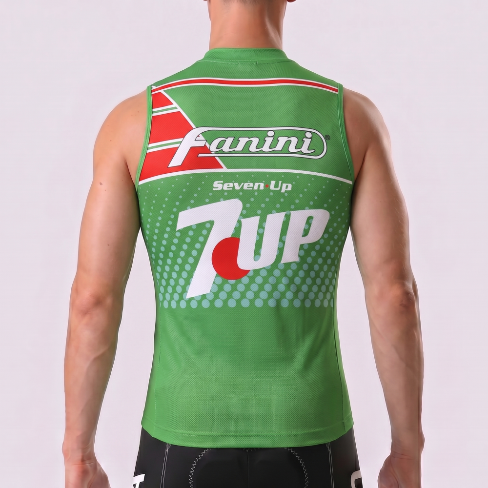7UP Windproof Sleeveless Cycling Jersey