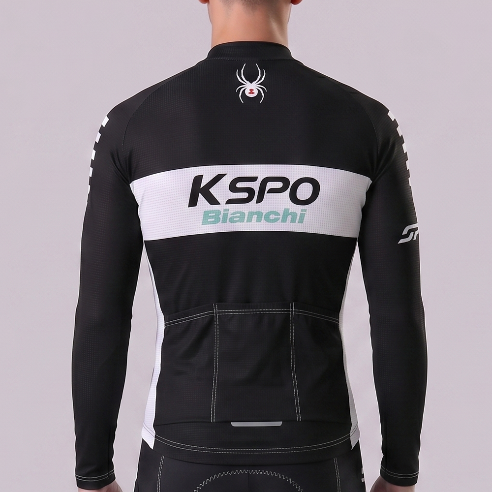 KSPO Bianchi Long Sleeves Cycling Jersey