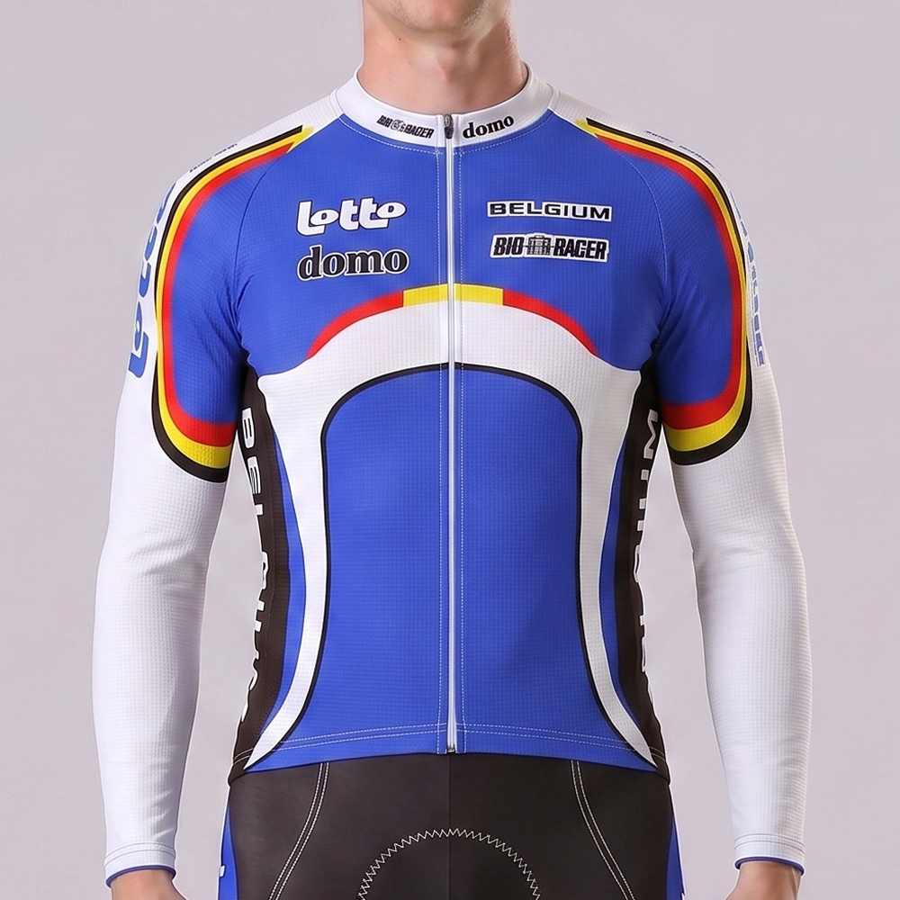2003 Belgium Long Sleeves Cycling Jersey