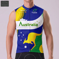 Australia Windproof Sleeveless Cycling Jersey