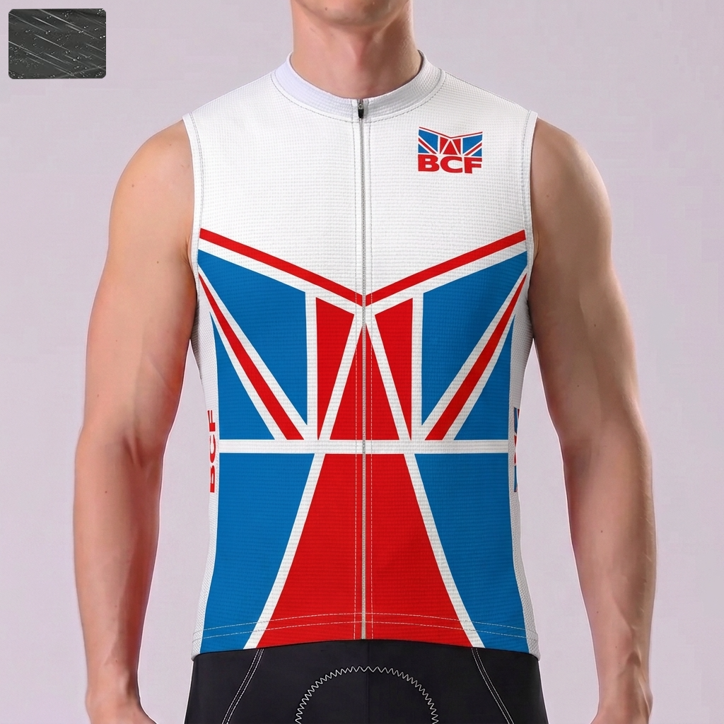 1994 United Kingdom Windproof Sleeveless Cycling Jersey