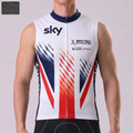2015 United Kingdom Windproof Sleeveless Cycling Jersey