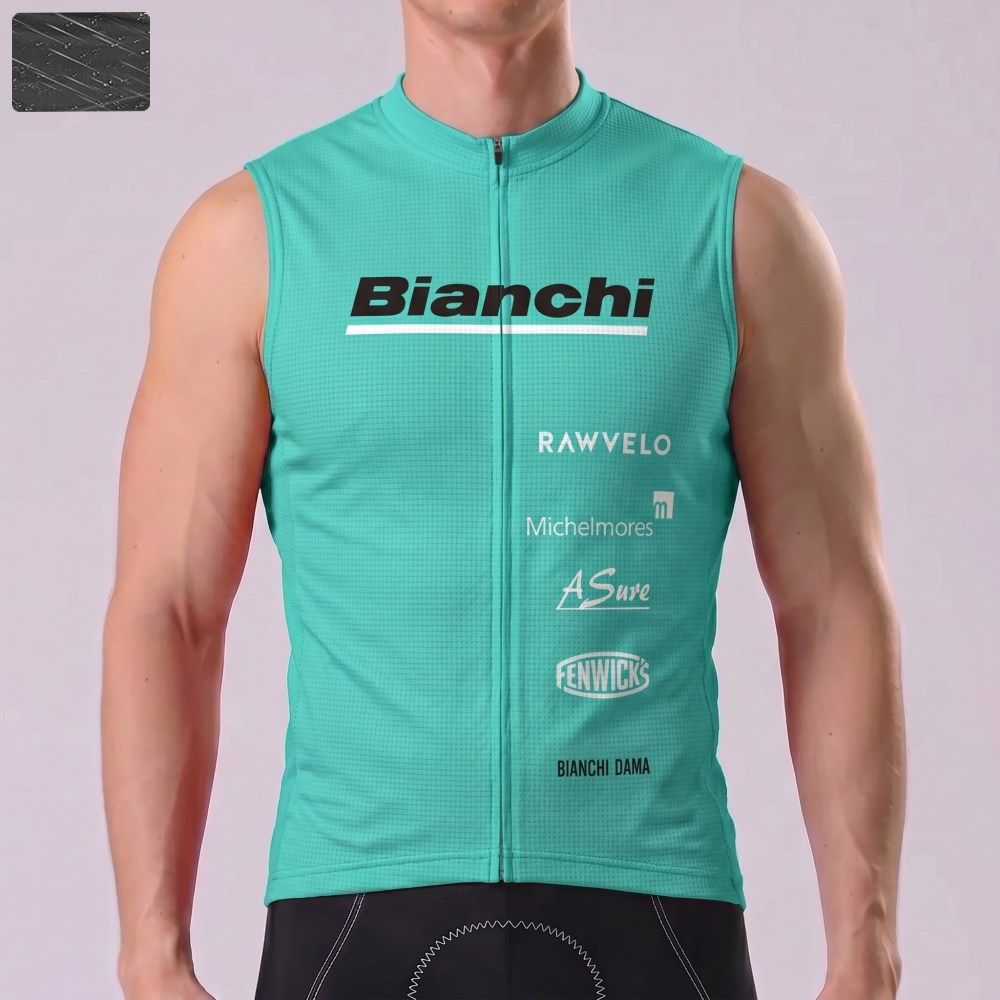 2021 Bianchi Windproof Sleeveless Cycling Jersey