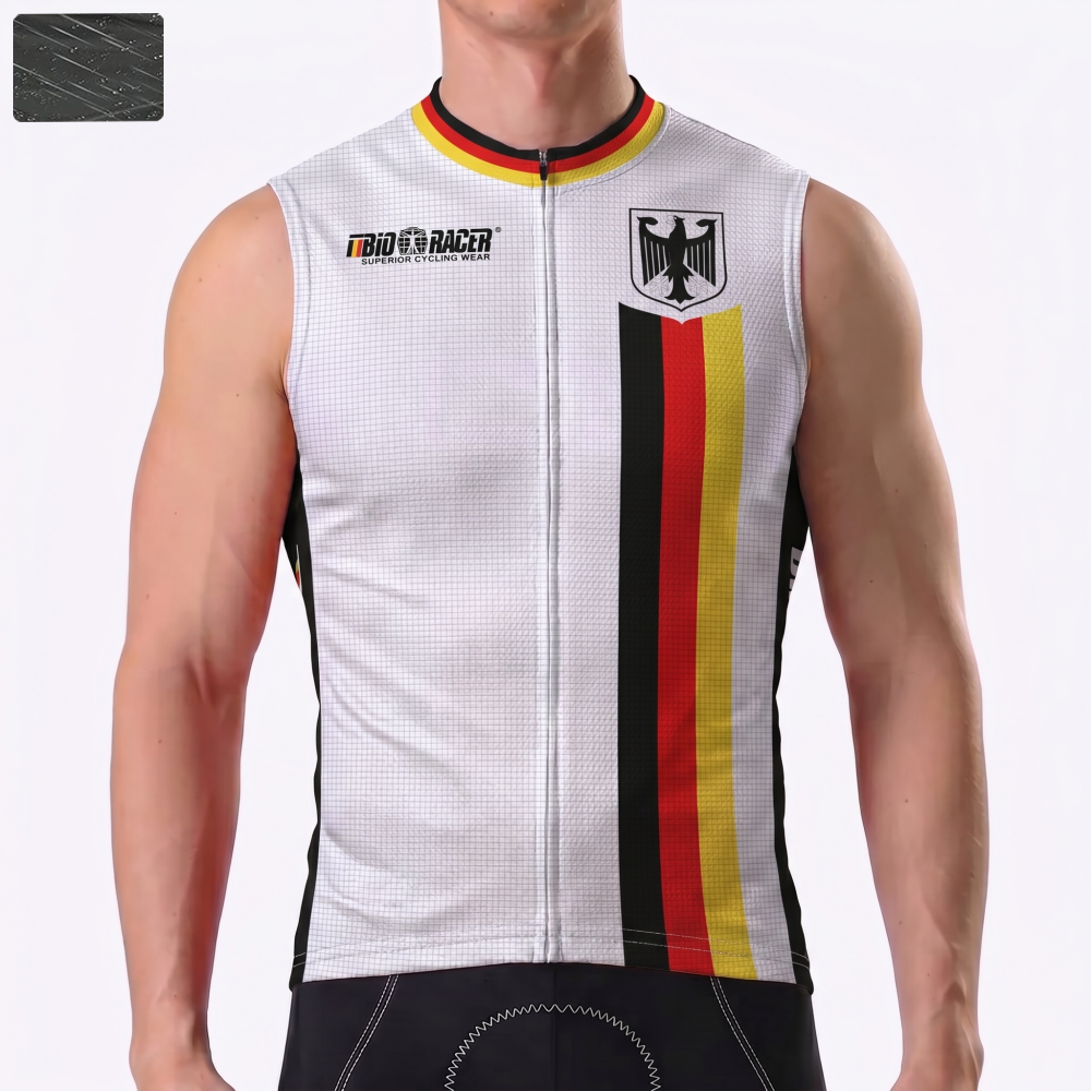 2019 Germany Windproof Sleeveless Cycling Jersey