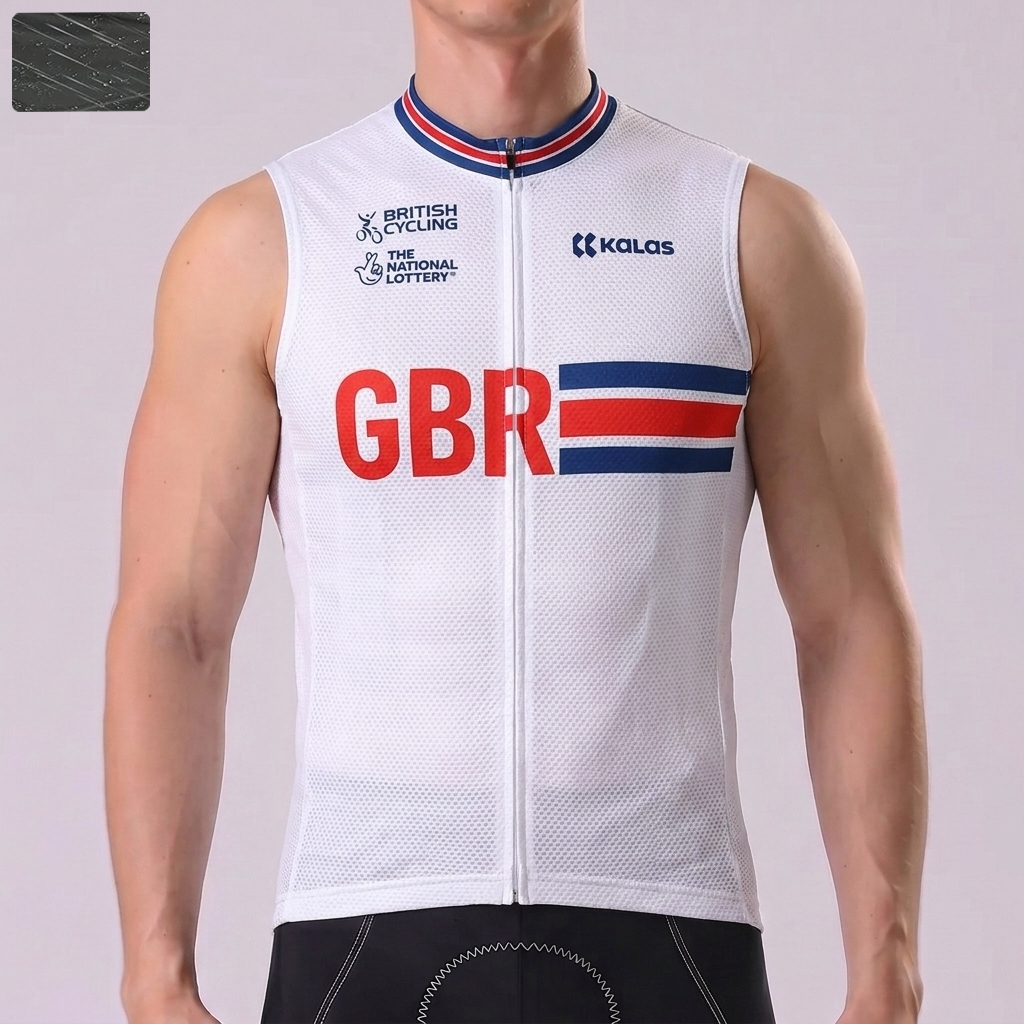 2023 United Kingdom Windproof Sleeveless Cycling Jersey