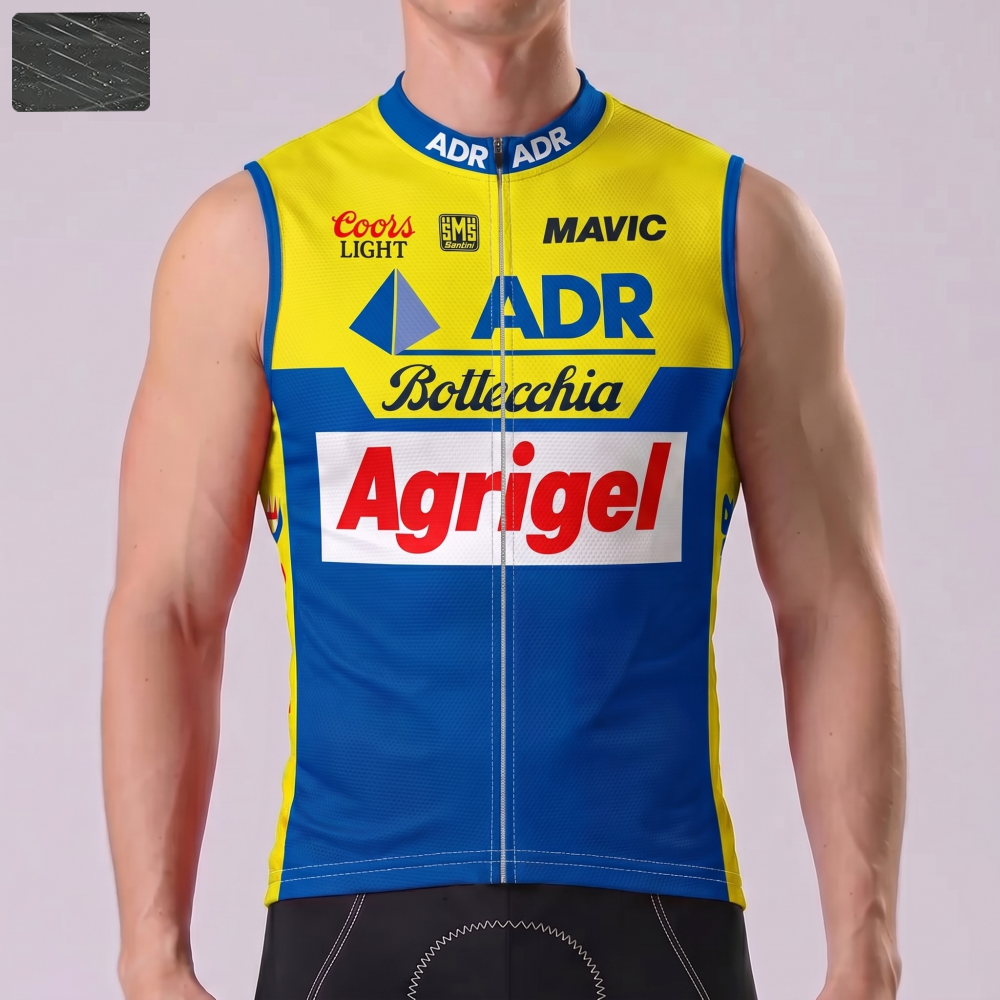 1989 Agrigel Windproof Sleeveless Cycling Jersey