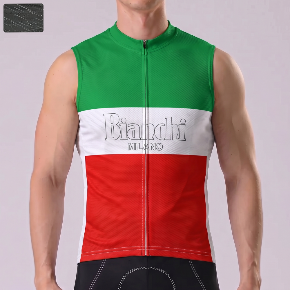 Bianchi MILANO Windproof Sleeveless Cycling Jersey
