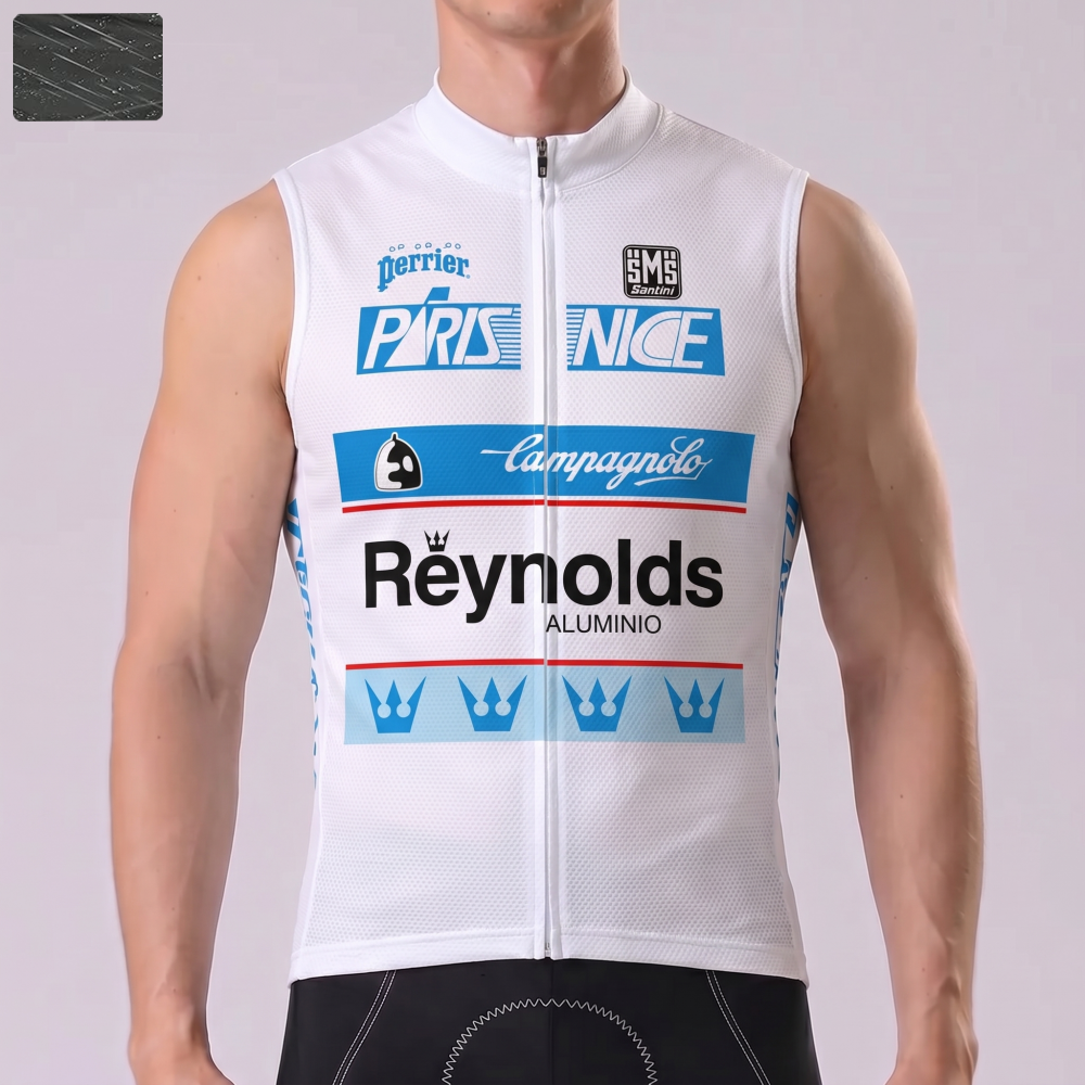 1989 Reynolds Perrier Windproof Sleeveless Cycling Jersey