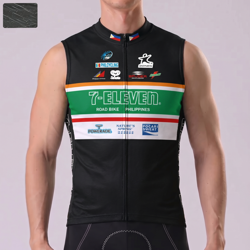 2017 7-Eleven Windproof Sleeveless Cycling Jersey