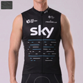 2017 Sky Castelli Windproof Sleeveless Cycling Jersey