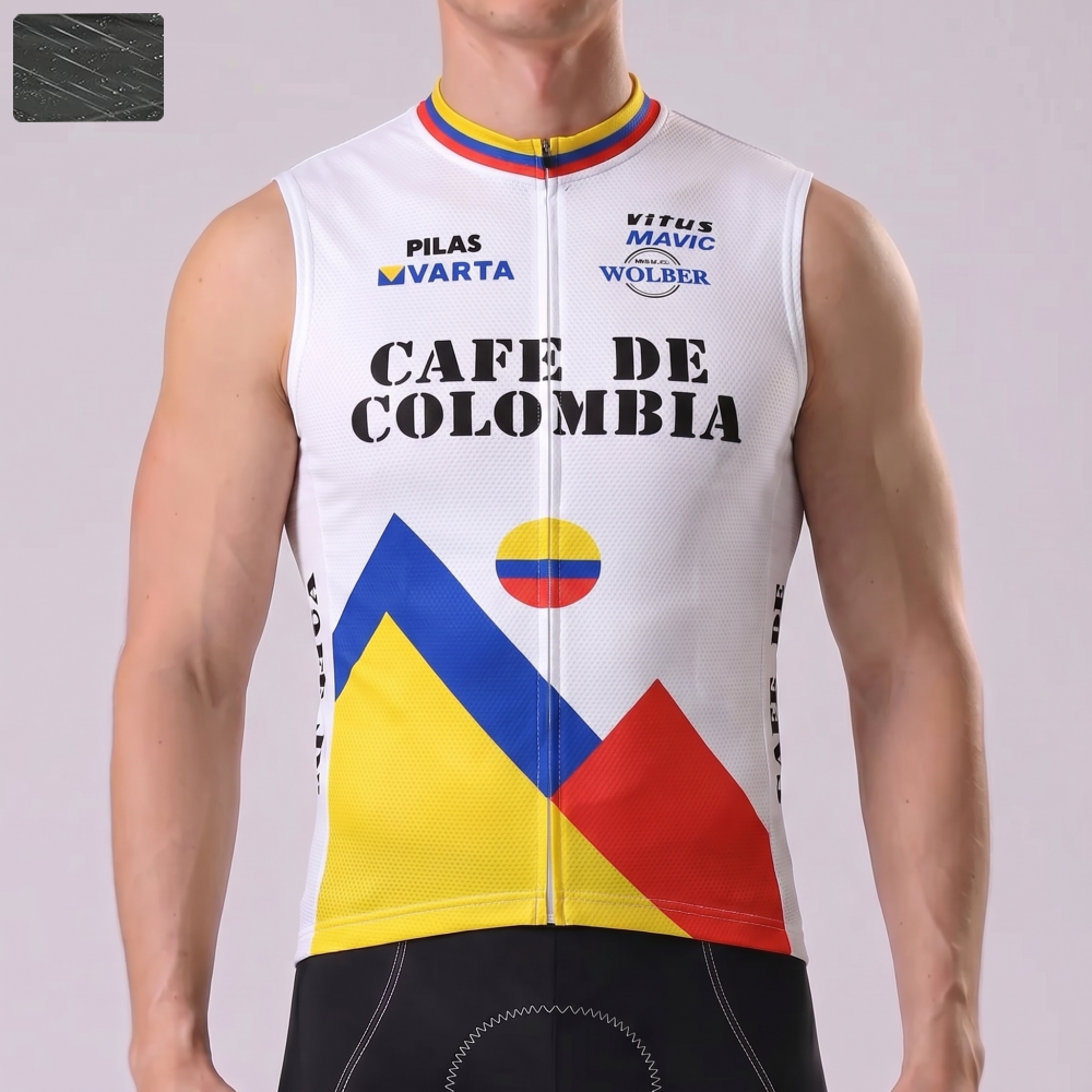 Colombia Windproof Sleeveless Cycling Jersey