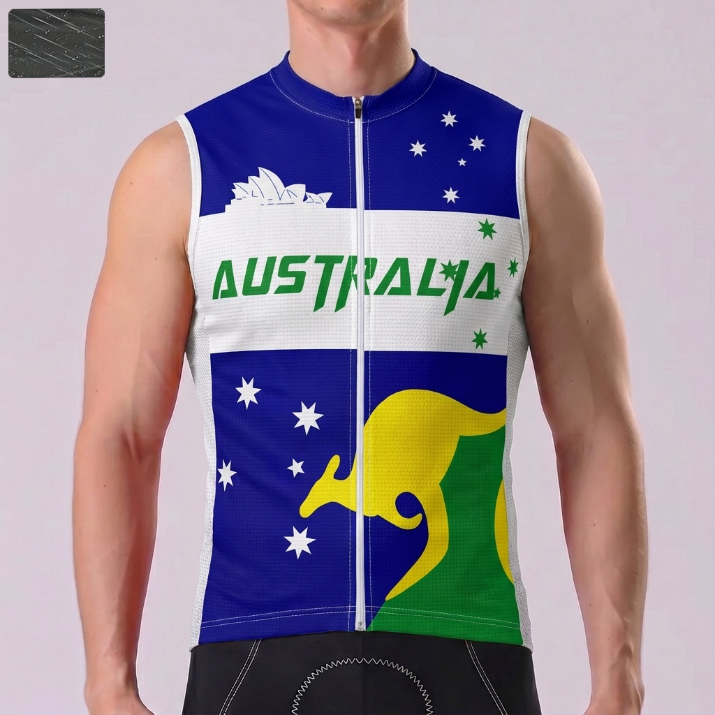 Kangaroo Australia Windproof Sleeveless Cycling Jersey